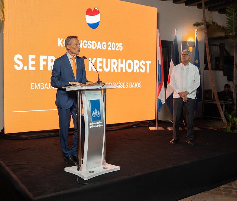 Embajada Del Reino De Los Países Bajos Celebra El Día Del Rey En República Dominicana 8 Frank Keurhorst, Embajador del Reino de los Países Bajos