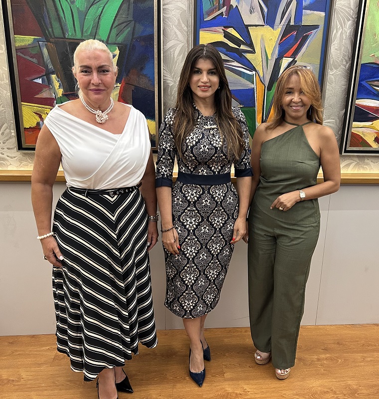 Belkis Rodríguez, Margarita Feliciano y Sobeya Salazar